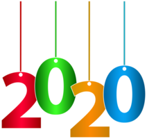 numbers & 2020 free transparent png image.