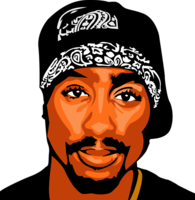 celebrities & 2pac free transparent png image.