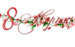 holidays & 8 march free transparent png image.