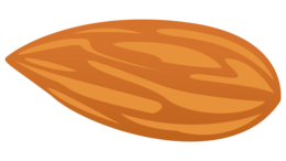 fruits & almond free transparent png image.