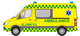 cars & Ambulance free transparent png image.