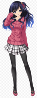 fantasy & Anime girl free transparent png image.