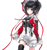 fantasy & Anime girl free transparent png image.