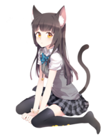 fantasy & Anime girl free transparent png image.