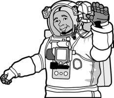 people & astronaut free transparent png image.