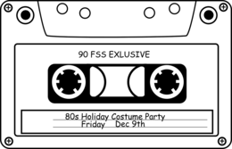 objects&Audio cassette png image.