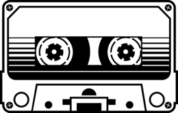 objects & Audio cassette free transparent png image.