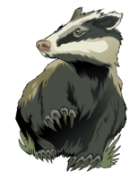 animals & Badger free transparent png image.