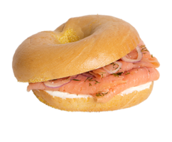 food & Bagel free transparent png image.