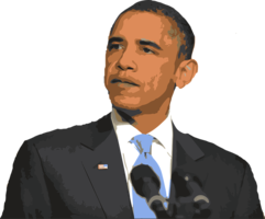 celebrities&Barack Obama png image.