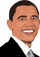 celebrities & Barack Obama free transparent png image.