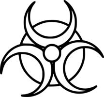 symbols & Biohazard free transparent png image.