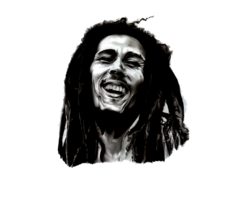 celebrities & Bob Marley free transparent png image.