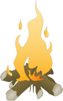 nature & Bonfire free transparent png image.