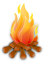 nature & Bonfire free transparent png image.