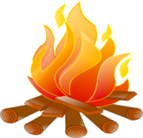 nature & Bonfire free transparent png image.