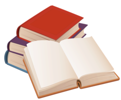 objects & book free transparent png image.