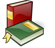 objects & book free transparent png image.