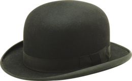 clothing & Bowler hat free transparent png image.