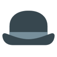 clothing & Bowler hat free transparent png image.