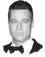 celebrities & Brad Pitt free transparent png image.