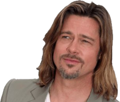 celebrities & Brad Pitt free transparent png image.