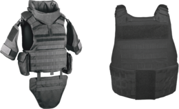 weapons & bulletproof vest free transparent png image.