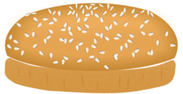 food & bun free transparent png image.