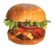 food & Burger and sandwich free transparent png image.