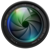 electronics & Camera lens free transparent png image.