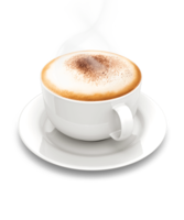 food & Cappuccino free transparent png image.