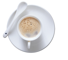 food & Cappuccino free transparent png image.