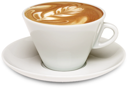 food & Cappuccino free transparent png image.