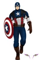 heroes & Captain America free transparent png image.