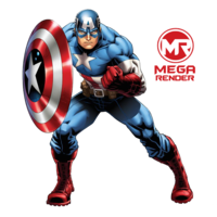 heroes & Captain America free transparent png image.