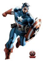 heroes & Captain America free transparent png image.