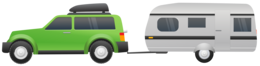 cars & Caravan free transparent png image.