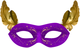 holidays & Carnival mask free transparent png image.