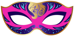 holidays & Carnival mask free transparent png image.