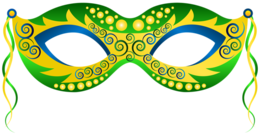 holidays & Carnival mask free transparent png image.