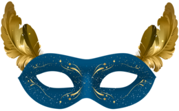 holidays & Carnival mask free transparent png image.