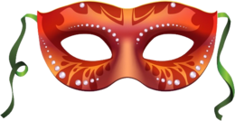 holidays & carnival mask free transparent png image.