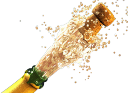 food & Champagne free transparent png image.