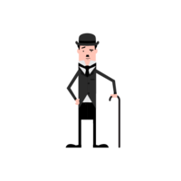 celebrities & Charlie Chaplin free transparent png image.