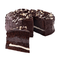 food & Chocolate cake free transparent png image.