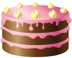 food & Chocolate cake free transparent png image.