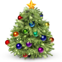 holidays & Christmas tree free transparent png image.