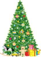 holidays & christmas tree free transparent png image.