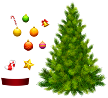 holidays & Christmas tree free transparent png image.