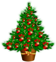 holidays & Christmas tree free transparent png image.